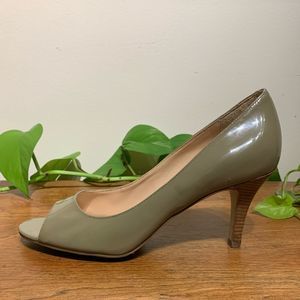 Cole Hann Nike Air Patent Leather Open Toe 8.5B